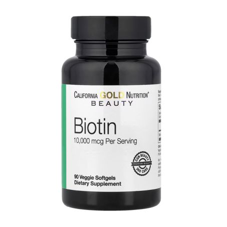 California Gold Nutrition, Biotin, 10,000 mcg, 90 Veggie Softgels in Pakistan