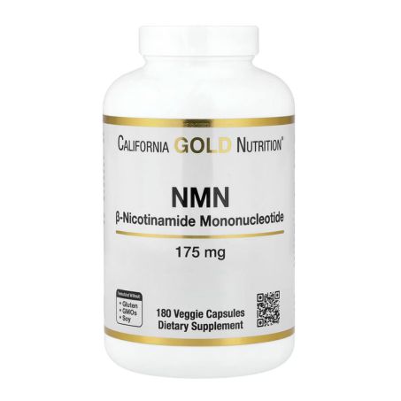 California Gold Nutrition, NMN, 175 mg, 180 Veggie Capsules in Pakistan