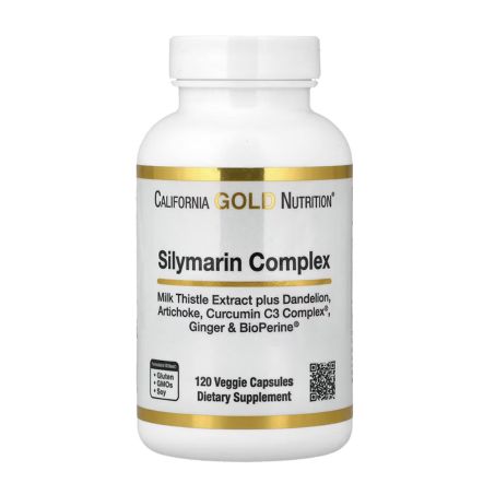 California Gold Nutrition, Silymarin Complex, Curcumin C3 Complex®, 120 Veggie Capsules in Pakistan