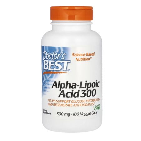 Doctor's Best, Alpha-Lipoic Acid 300, 300 mg, 180 Veggie Caps in Pakistan