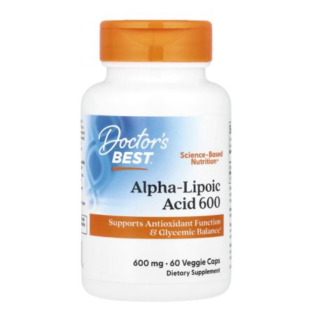 Doctor's Best, Alpha-Lipoic Acid 600, 600 mg, 60 Veggie Caps in Pakistan