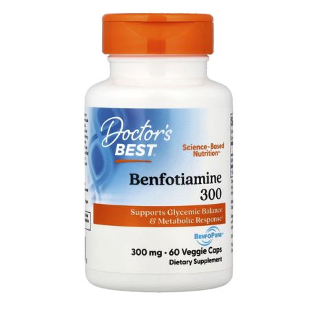 Doctor's Best, Benfotiamine 300, 300 mg, 60 Veggie Caps in Pakistan