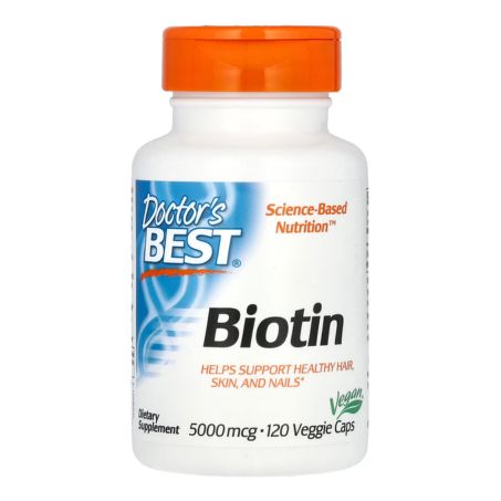Doctor's Best, Biotin, 5,000 mcg, 120 Veggie Caps in Pakistan