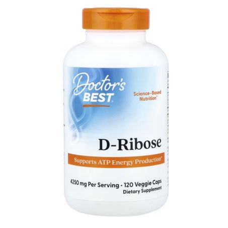 Doctor's Best, D-Ribose, 4250 mg, 120 Veggie Caps in Pakistan