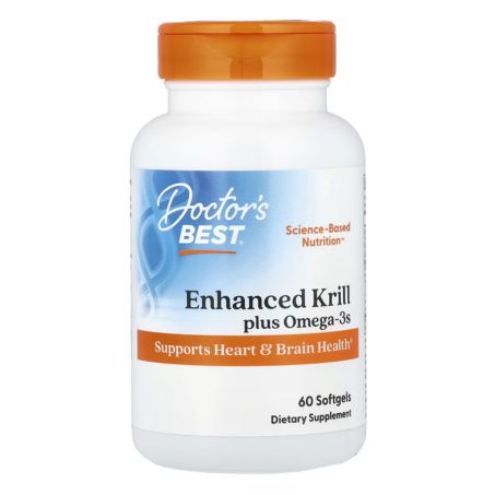 Doctor's Best, Enhanced Krill Plus Omega 3s, 60 Softgels in Pakistan