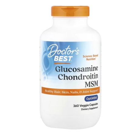 Doctor's Best, Glucosamine Chondroitin MSM, 360 Veggie Capsules in Pakistan