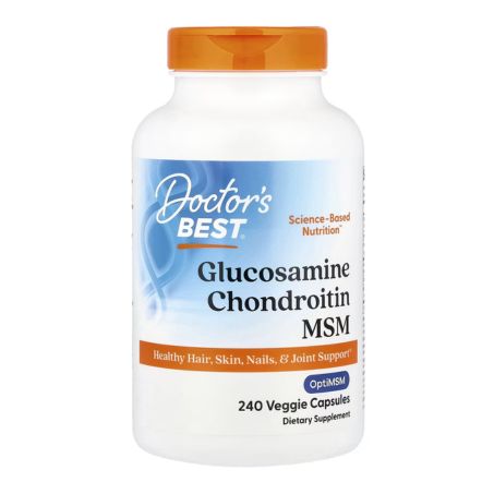Doctor's Best, Glucosamine Chondroitin MSM with OptiMSM®, 240 Veggie Capsules in Pakistan