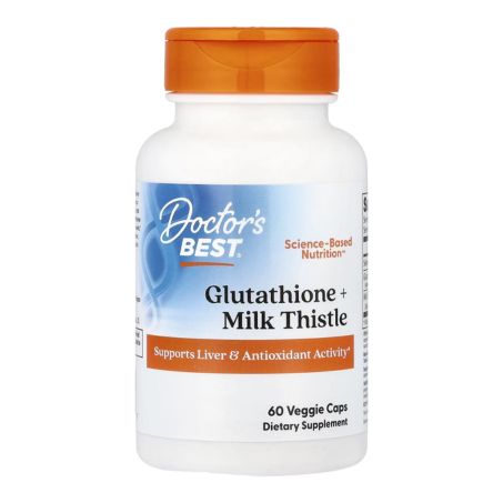 Doctor's Best, Glutathione + Milk Thistle, 60 Veggie Caps in Pakistan