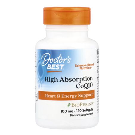 Doctor's Best, High Absorption CoQ10, 100 mg, 120 Softgels in Pakistan