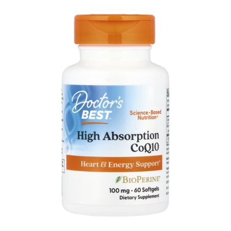 Doctor's Best, High Absorption CoQ10, 60 Softgels in Pakistan