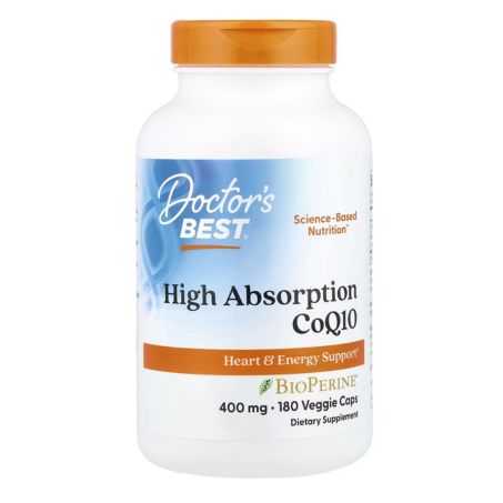 Doctor's Best, High Absorption CoQ10 , 400 mg, 180 Veggie Caps in Pakistan