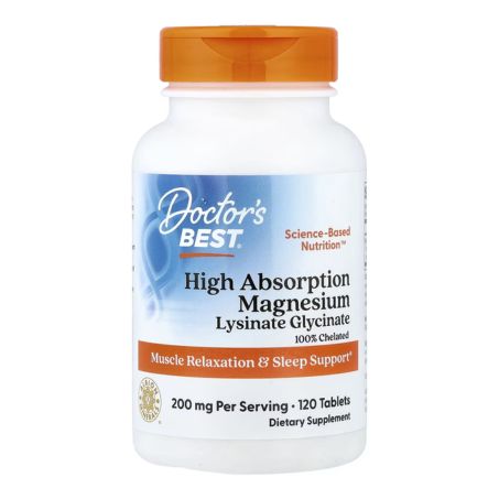 Doctor's Best, High Absorption Magnesium, 200 mg, 120 Tablets in Pakistan