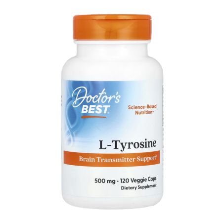 Doctor's Best, L-Tyrosine, 500 mg, 120 Veggie Caps in Pakistan