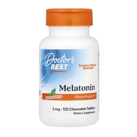 Doctor's Best, Melatonin, Natural Mint, 5 mg, 120 Chewable Tablets in Pakistan