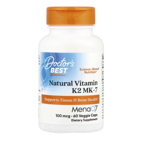 Doctor's Best, Natural Vitamin K2 MK-7, 100 mcg, 60 Veggie Caps in Pakistan