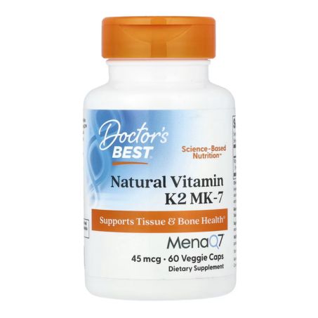 Doctor's Best, Natural Vitamin K2 MK-7, 45 mcg, 60 Veggie Caps in Pakistan