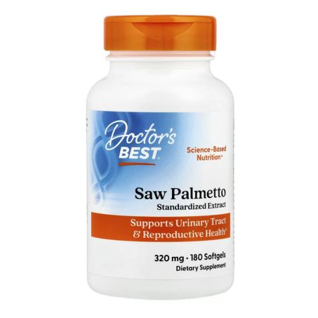 Doctor's Best, Saw Palmetto, Standardized Extract, 320 mg, 180 Softgels in Pakistan