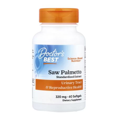 Doctor's Best, Saw Palmetto, Standardized Extract, 320 mg, 60 Softgels in Pakistan