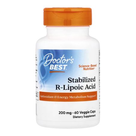 Doctor's Best, Stabilized R-Lipoic Acid, 200 mg, 60 Veggie Caps in Pakistan