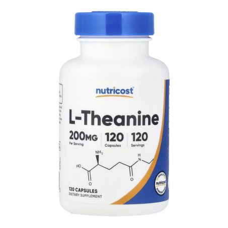 Nutricost, L-Theanine, 200 mg, 120 Capsules in Pakistan