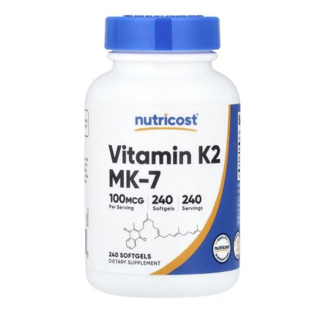 Nutricost, Vitamin K2 MK-7, 100 mcg, 240 Softgels in Pakistan