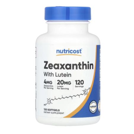 Nutricost, Zeaxanthin with Lutein, 4 mg, 120 Softgels in Pakistan