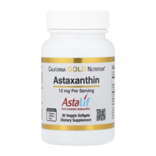 California Gold Nutrition, Astaxanthin, Astalif® Pure Icelandic, 12 mg, 30 Veggie Softgels in Pakistan