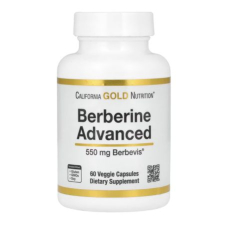 California Gold Nutrition, Berberine Advanced, 550 mg Berbevis 60 Veggie Capsules in Pakistan