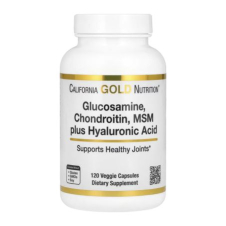 California Gold Nutrition, Glucosamine, Chondroitin, MSM Plus Hyaluronic Acid, 120 Veggie Caps in Pakistan