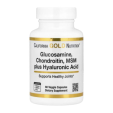 California Gold Nutrition, Glucosamine, Chondroitin, MSM plus Hyaluronic Acid, 60 Veggie Capsules in Pakistan