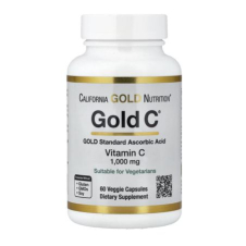 California Gold Nutrition, Gold C®, USP Grade Vitamin C, 1,000 mg, 60 Veggie Capsules in Pakistan