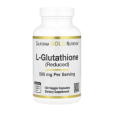 California Gold Nutrition, L-Glutathione (Reduced), 500 mg, 120 Veggie Capsules in Pakistan