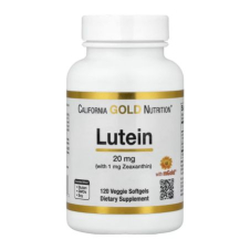 California Gold Nutrition, Lutein with Zeaxanthin from Marigold Extract, 20 mg, 120 Veggie Softgels in Pakistan