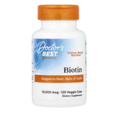 Doctor's Best, Biotin, 10,000 mcg, 120 Veggie Caps in Pakistan