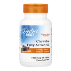 Doctor's Best, Chewable Fully Active B12, Mixed Berries, 5,000 mcg, 60 Tablets in Pakistan