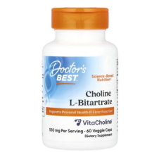 Doctor's Best, Choline L-Bitartrate, 550 mg, 60 Veggie Caps in Pakistan