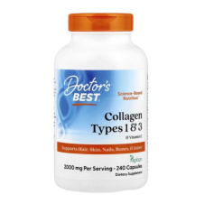 Doctor's Best, Collagen Types 1 & 3 & Vitamin C, 2000 mg, 240 Capsules in Pakistan
