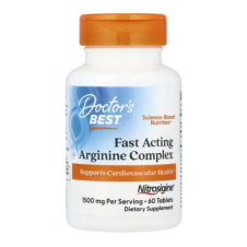 Doctor's Best, Fast Acting Arginine Complex, 1500 mg, 60 Tablets in Pakistan