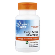Doctor's Best, Fully Active B Complex with Quatrefolic®, 30 Veggie Caps in Pakistan