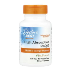 Doctor's Best, High Absorption CoQ10 with BioPerine®, 200 mg, 60 Veggie Caps in Pakistan