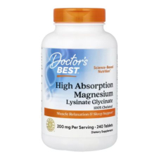 Doctor's Best, High Absorption Magnesium Lysinate Glycinate, Chelated, Albion® TRAACS®, 240 Tablets in Pakistan