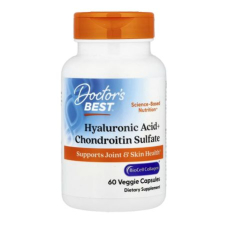 Doctor's Best, Hyaluronic Acid + Chondroitin Sulfate with BioCell Collagen®, 60 Veggie Capsules in Pakistan