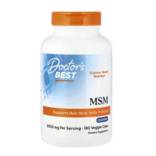 Doctor's Best, MSM, 3000 mg, 180 Veggie Caps in Pakistan