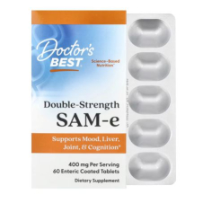 Doctor's Best, SAM-e, 400 mg, 60 Enteric Coated Tablets in Pakistan