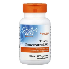 Doctor's Best, Trans-Resveratrol 100, 100 mg, 60 Veggie Caps in Pakistan
