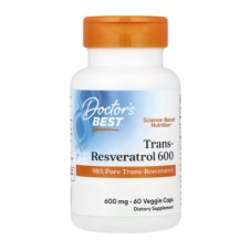 Doctor's Best, Trans-Resveratrol 600, 600 mg, 60 Veggie Caps in Pakistan