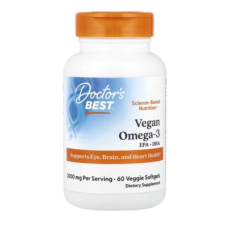 Doctor's Best, Vegan Omega-3, EPA+DHA, 2000 mg, 60 Veggie Softgels in Pakistan