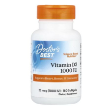 Doctor's Best, Vitamin D3, 25 mcg (1,000 IU), 180 Softgels in Pakistan